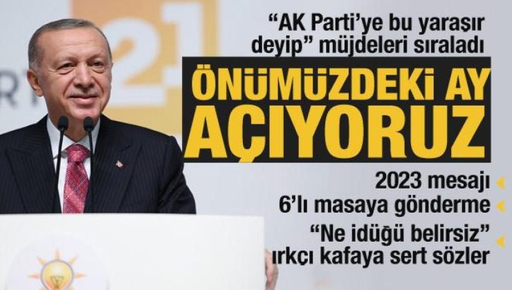 Başkan Erdoğan AK Parti 21. Kuruluş Yıl Dönümü Programı’nda müjdeleri sıraladı