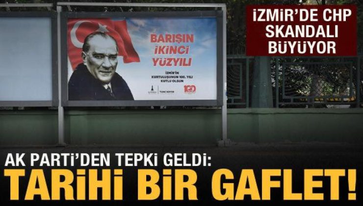 İzmir’de 9 Eylül afişleri tartışmaya neden oldu: AK Parti’den tepki geldi