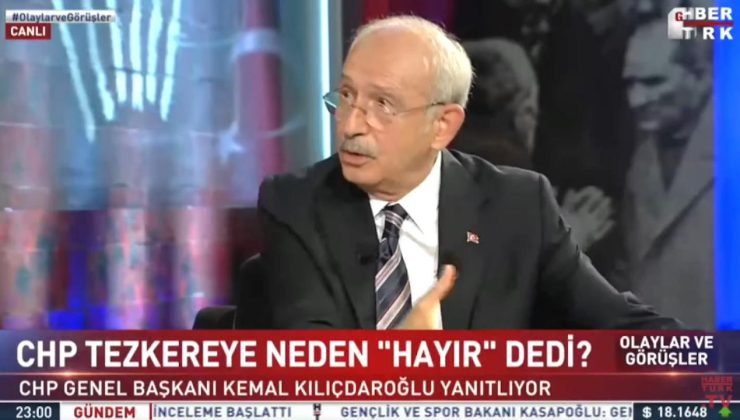 Kılıçdaroğlu’dan canlı yayında “tezkere” yalanı