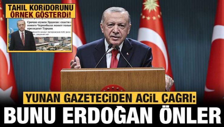 Yunan gazeteciden acil çağrı: 2. Çernobil felaketini Erdoğan önleyebilir