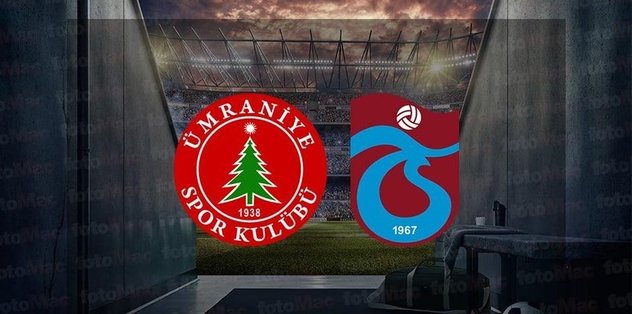 Ümraniyespor – Trabzonspor maçı canlı izle