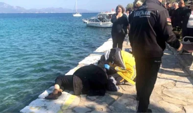 Badem Çiçeği Festivali’nde özçekim yapmak isteyen iki kadın denize düştü
