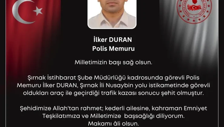 Polis memuru Şehit İlker Duran kimdir? – Haymana Gazetesi
